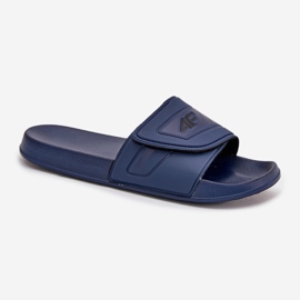 Flip-flops para hombres con velcro 4fmm00fflim091-31s azul marino