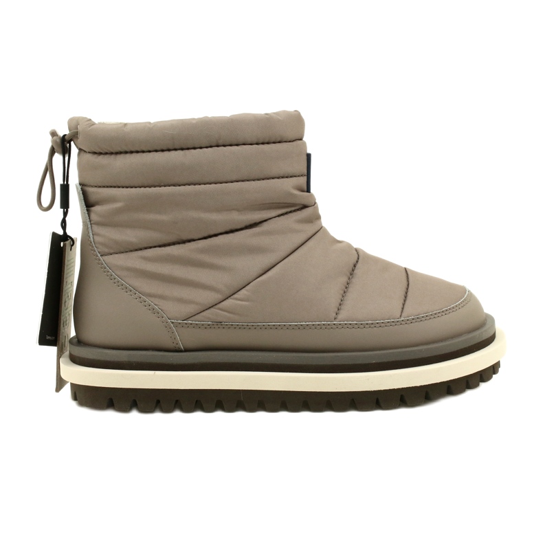 Botas de mujer Tommy Hilfiger, es decir, bota flatada acolchada EN0EN02725 beige Botas de mujer Tommy Hilfiger, es decir, bota flatada acolchada EN0EN02725 beige