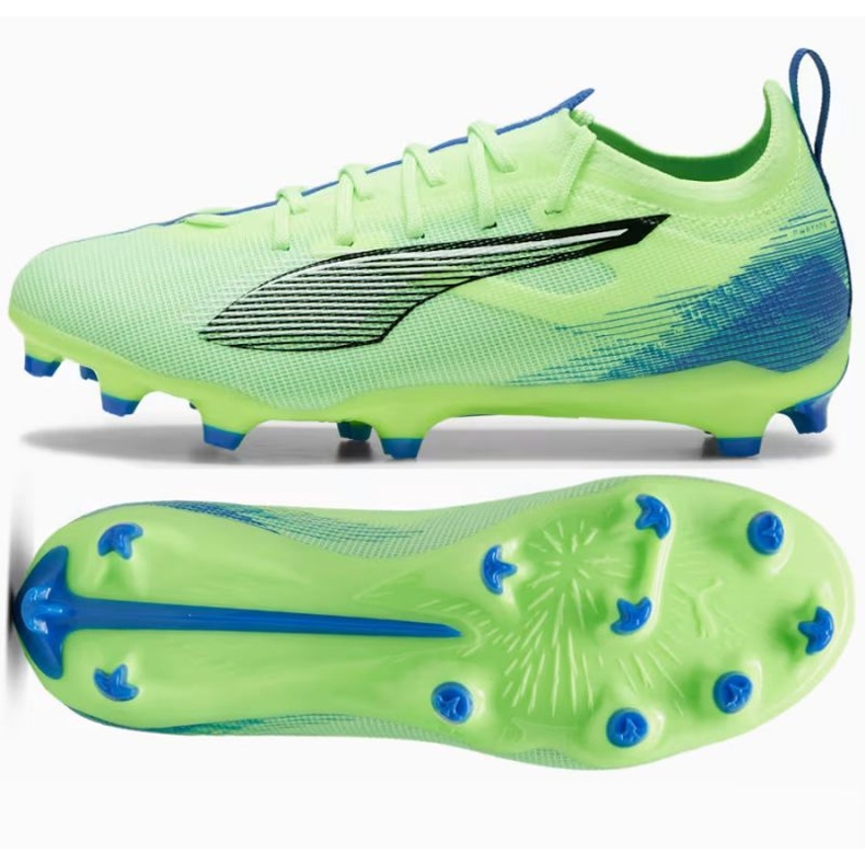 Puma Ultra 5 Pro FG/AG JR 107693-03 Zapatos de fútbol verde