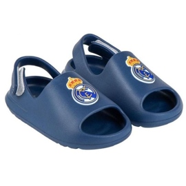 Real Madryt Sandalias Real Madrid Beach Pool Flip Flape Blue Eva JR 2300006792N azul