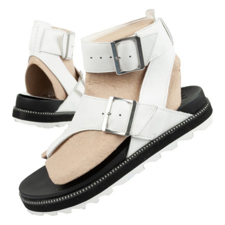 Sandalias para mujeres Sorel NL6272-125 Flip-Flops blanco