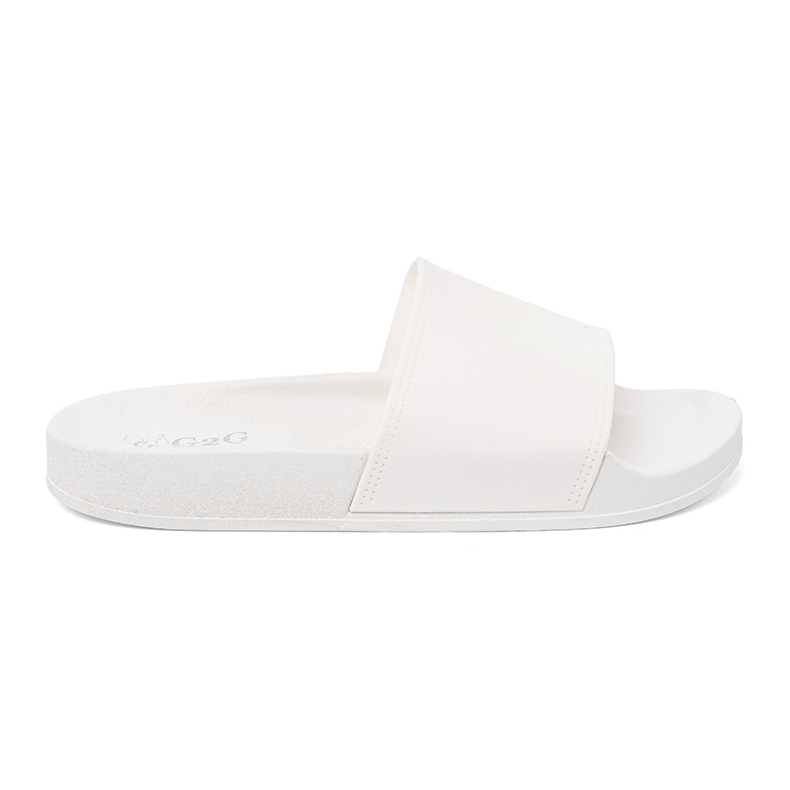 Shelvt Chanclas de playa blanca blanco