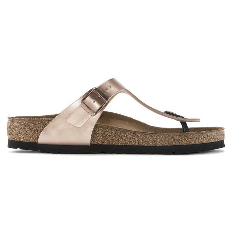Flip Women -Flops Birkenstock Gizeh BS 1023925 Golden Pink Metalic dorado