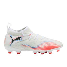 Puma Future 8 Match FG/AG JR 108614 01 Zapatos de fútbol blanco