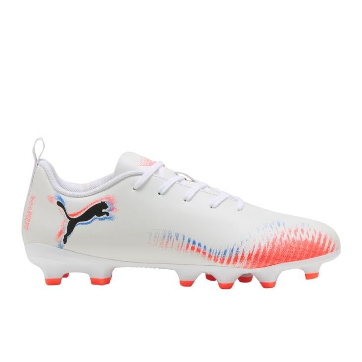 Puma Future 8 Play FG/AG JR 108622 01 Zapatos de fútbol blanco
