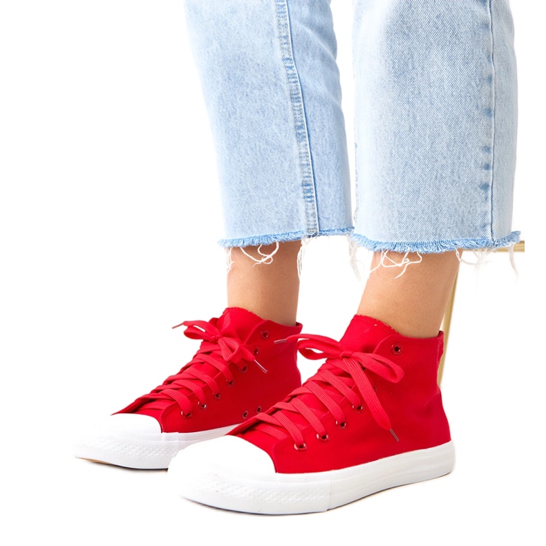 Zapatillas de deporte rojo tallas ghan