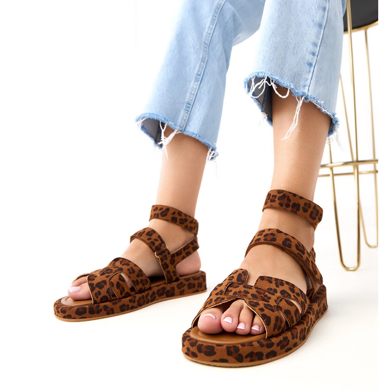 Sandalias de la Pantera Maimuna sujetas con el tobillo multicolor