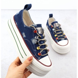 Zapatillas de jeans Goe en RR2N4103 INT2100 azul