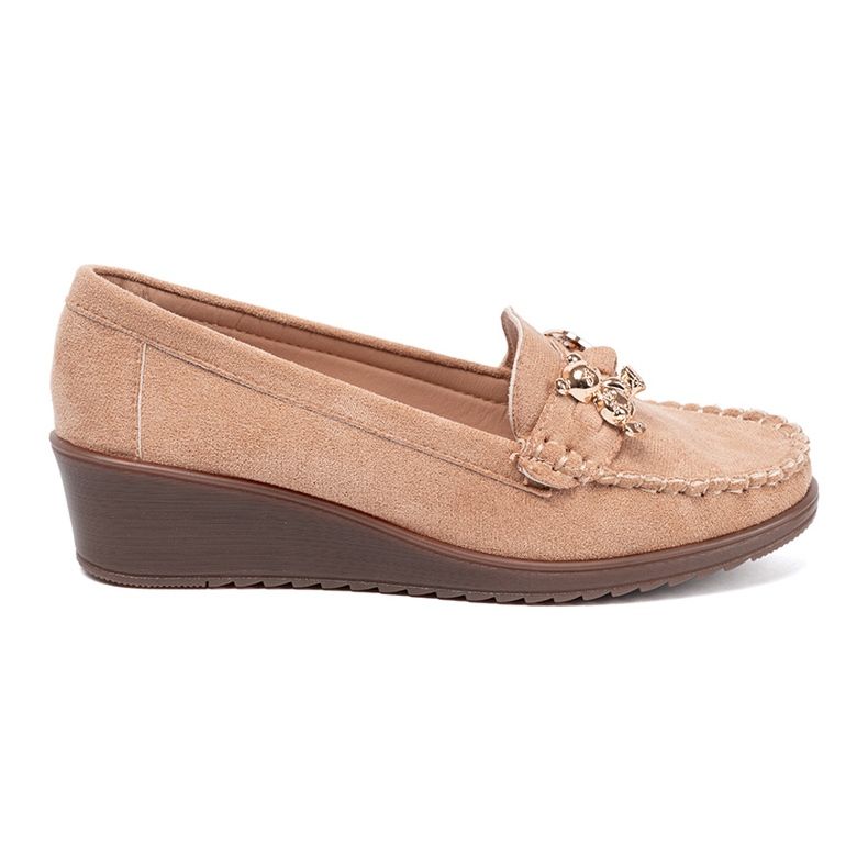 Shelvt Zapatos para mujeres con la aplicación de Misia beige