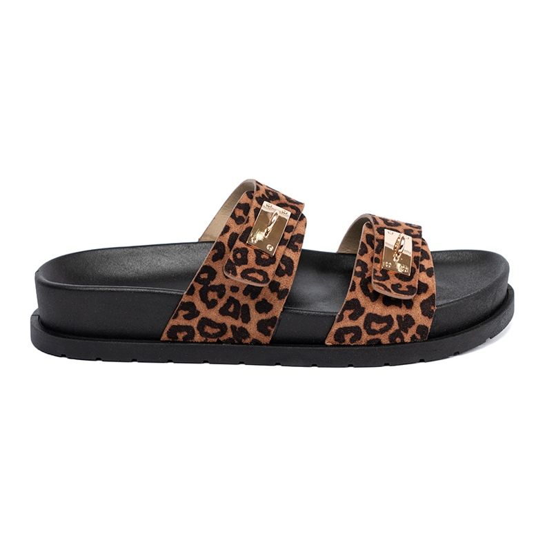Shelvt Zapatillas de leopardo de leopardo femenino Shelvt Zapatillas de leopardo de leopardo femenino