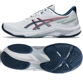 ASICS NetBurner Ballistic FF 4 M 1051A088 101 zapatos blanco