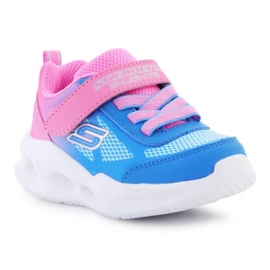 Skechers S Lights-Skechers SOLA GLOW-EMBRE DELUXE JR 303714N-HPBL azul