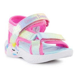 Sandalias Skechers S-Lights Unicorn Dreams Sandal-Majestic Bliss JR 302682N-PKMTT rosa