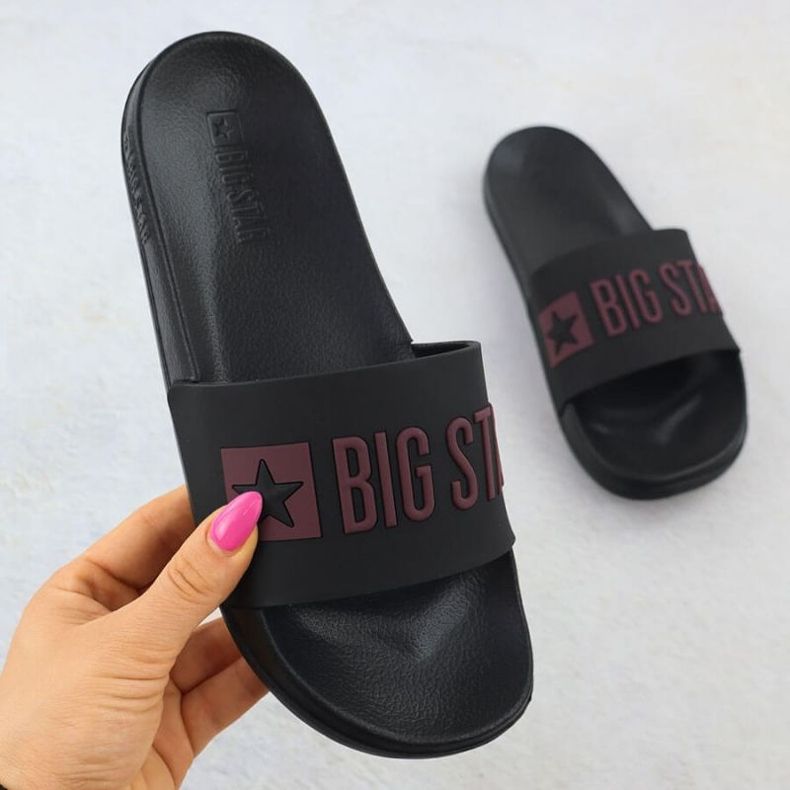 Big Star Grandes aletas de estrellas en SS274708 INT2153A negro