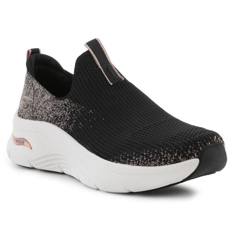 Skechers Skechers Arch Fit D'Elux - Zapatos de polvo GLIMER EN 149689 -BKRG negro