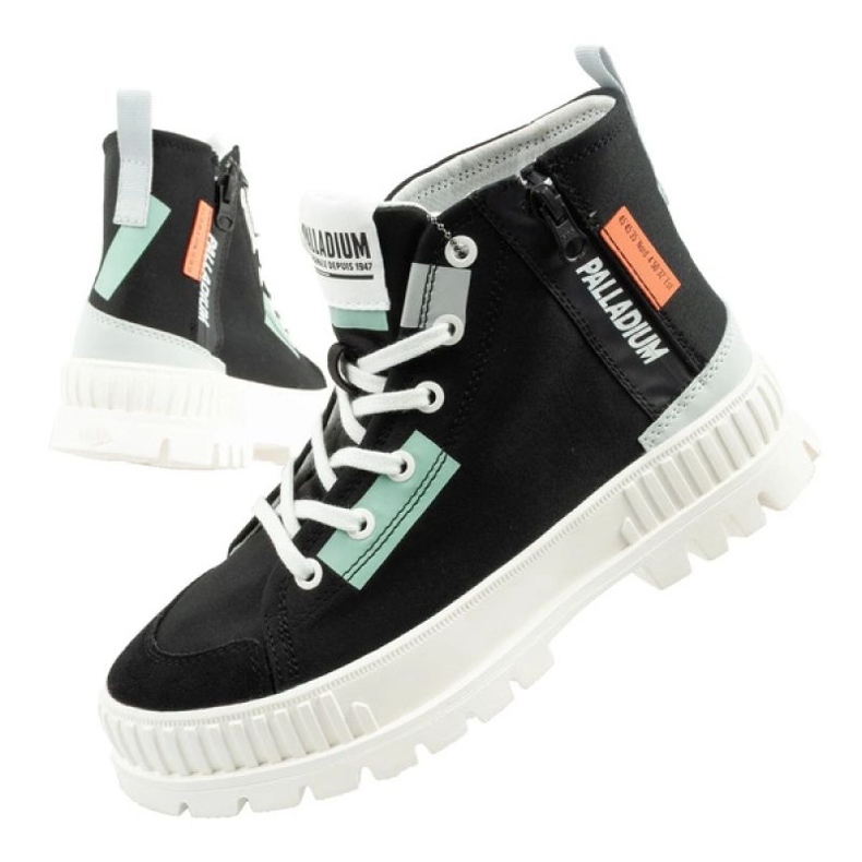 Palladium Pallashock Backzip 2 zapatos de paladio en 94469-008-M negro Palladium Pallashock Backzip 2 zapatos de paladio en 94469-008-M negro