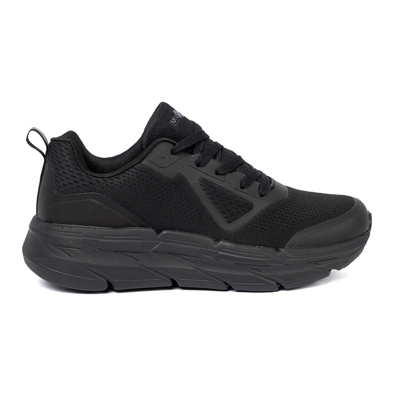 Shelvt Zapatos para hombres de deportes negros con malla McArthur