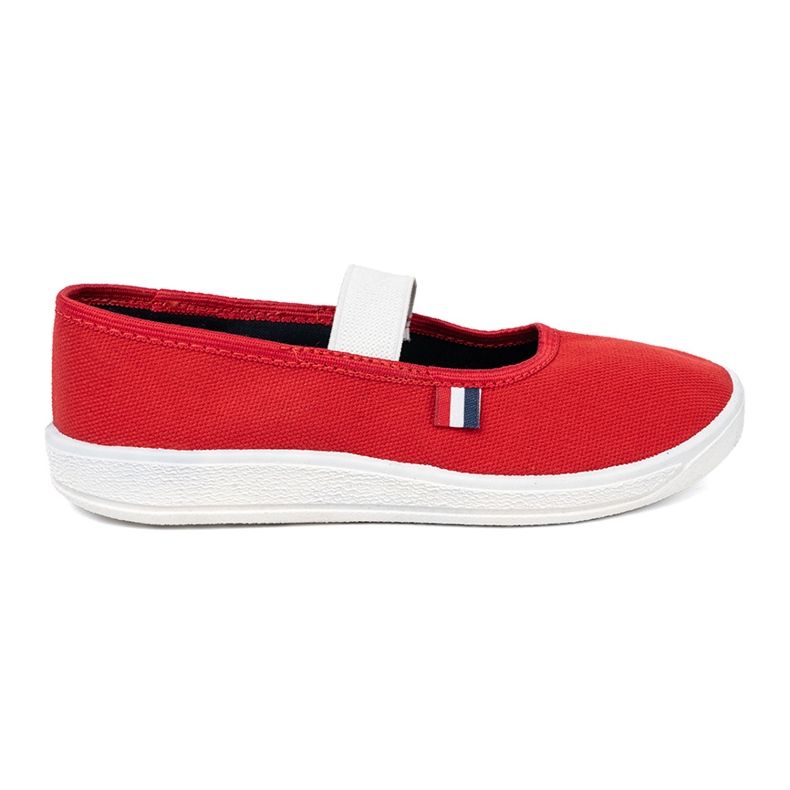 Shelvt Zapatos rojos ligeros con una correa flexible
