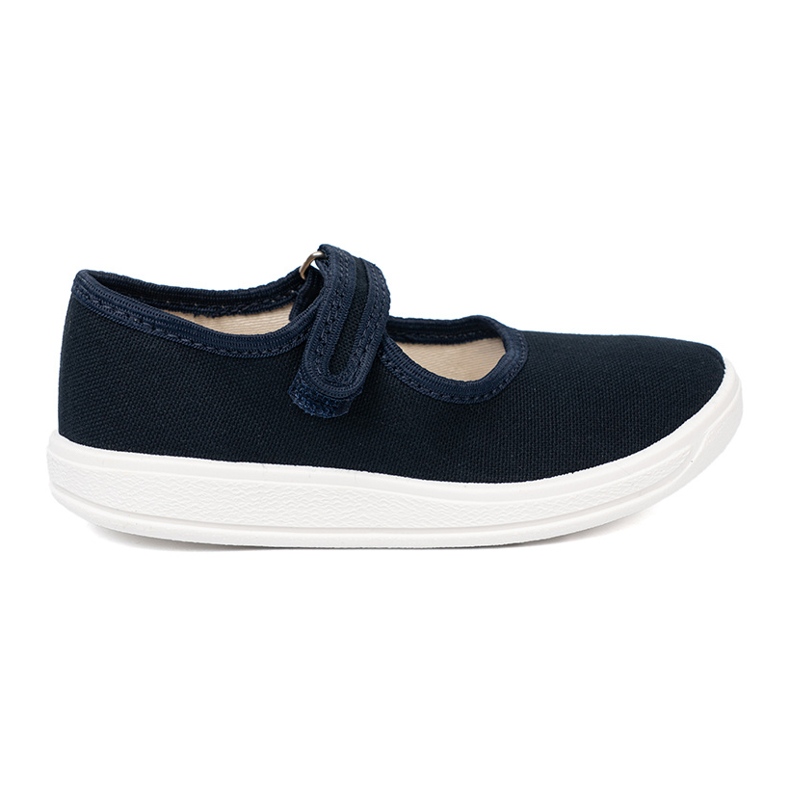Shelvt Zapatillas para niños con velcro azul marino