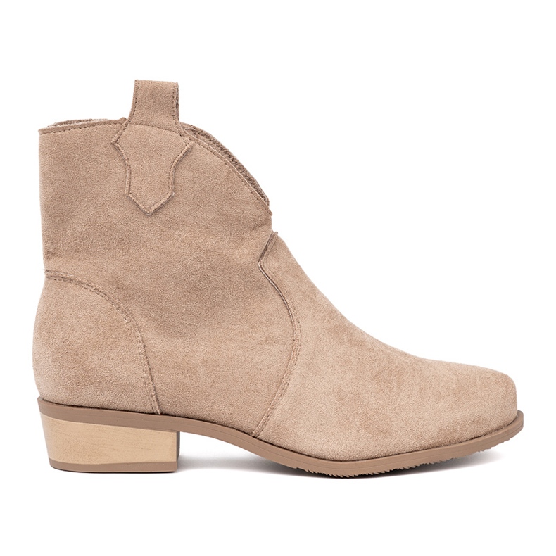 Seastar Botas beige botas de vaquero de gamuza