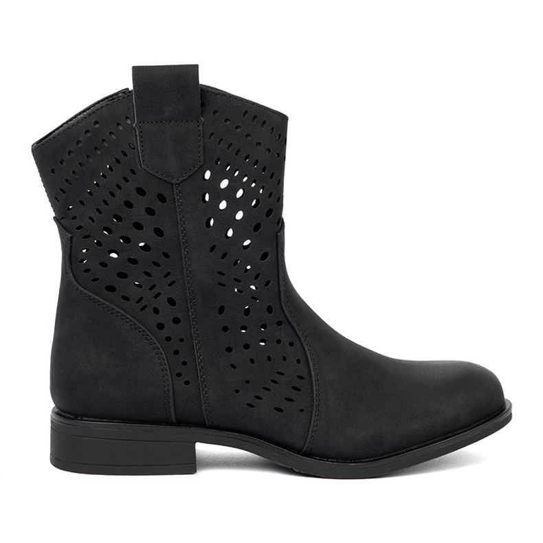 Seastar Botas negras abiertas negro