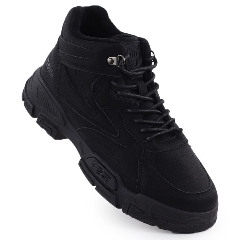Zapatos deportivos masculinos para tobillo aislante negro big star oo174582