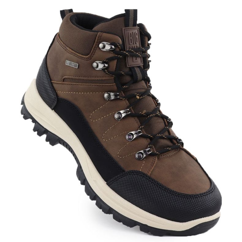 Botas para hombres no aislados Brown Big Star SS174049 marrón