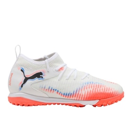 Puma Future 8 Match TT + Mid JR 108616 01 Zapatos de fútbol blanco