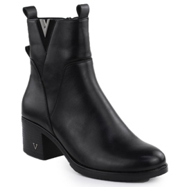Botas para mujeres en el poste aislado Black Vinceza 58581 negro