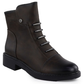 Botas de mujer aisladas Jezzi Brown ASA252-5 marrón