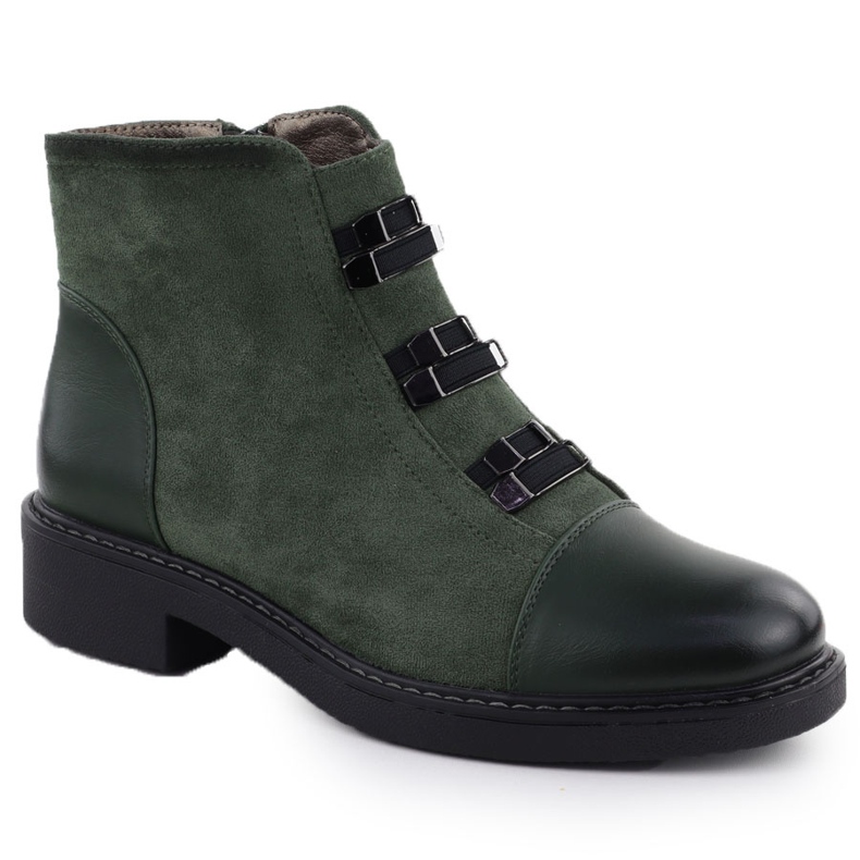 Botas aisladas para mujeres aisladas para mujeres M. Daszyński SA252-4 verde