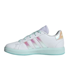 Adidas Grand Court Lifestyle Lace Tennis JR JR6097 Zapatos blanco