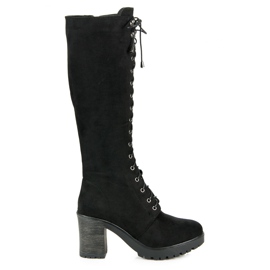 Seastar botas de trabajo con cordones negro