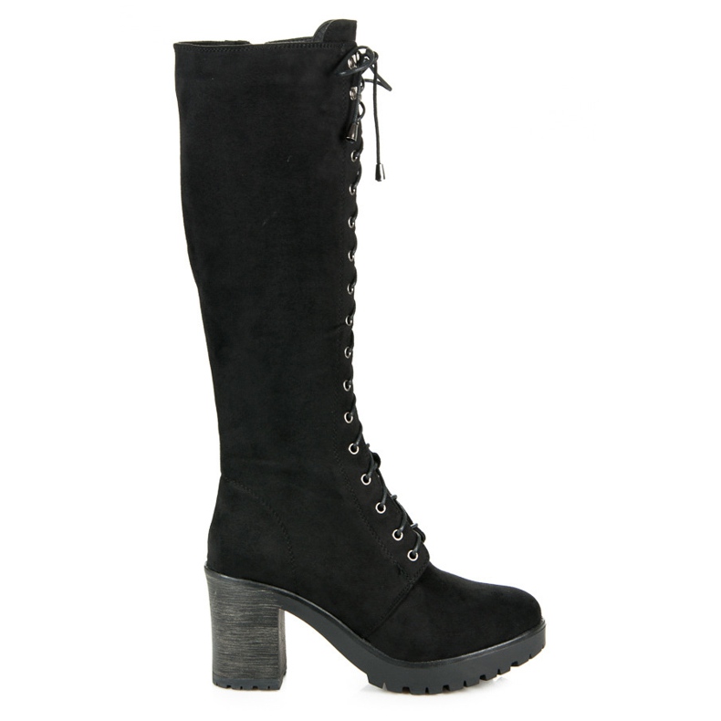 Seastar botas de trabajo con cordones negro
