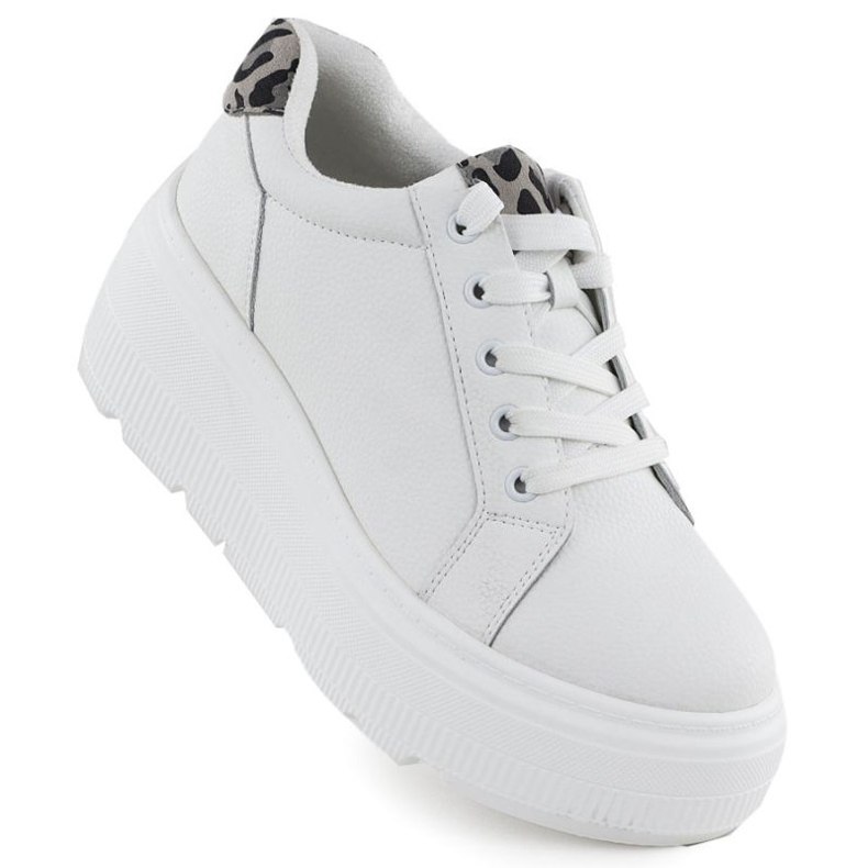 Zapatos en la plataforma Vinceza en 89144 enero 418b blanco