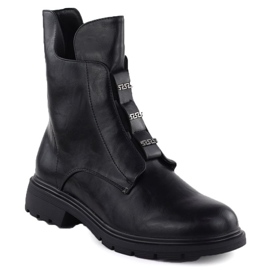 Botas de jezzi aisladas en MR2501-4 JEZ454A negro