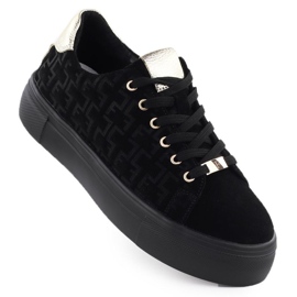 Zapatos en la plataforma Filippo en DP6850 Paw640 negro