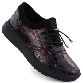 Zapatos lacados de Filippo en DP7117 Paw646b rojo