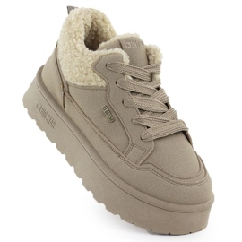 Big Star Botas con un gran abrigo de piel de oveja en SS274105 INT2171A