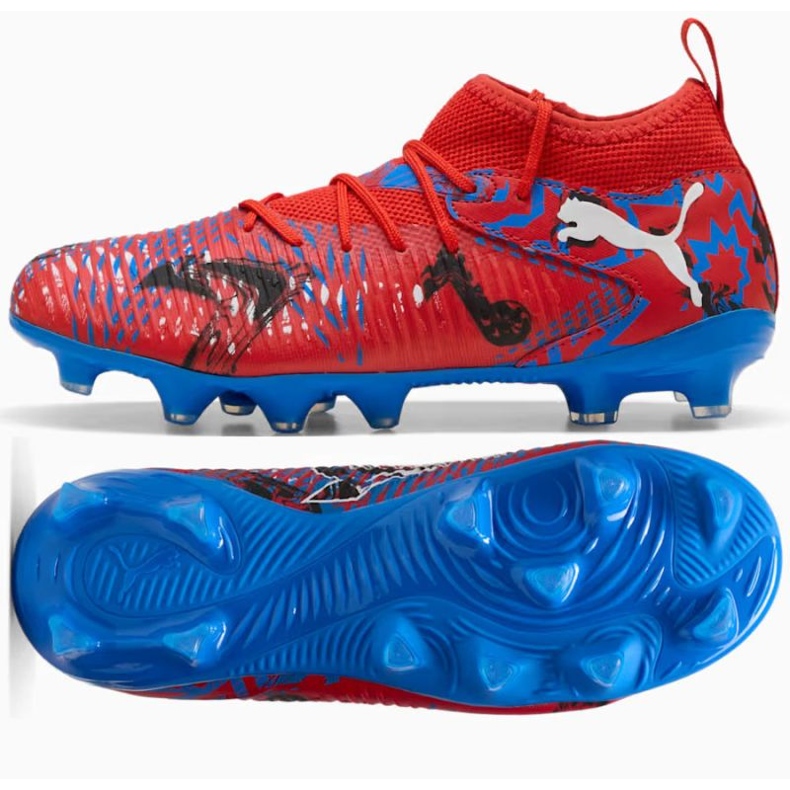 Puma Future 8 Playmakers Jr FG/AG 108750-01 Zapatos rojo
