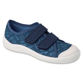 Deportivas infantiles befado con velcro 772Y016 azul marino