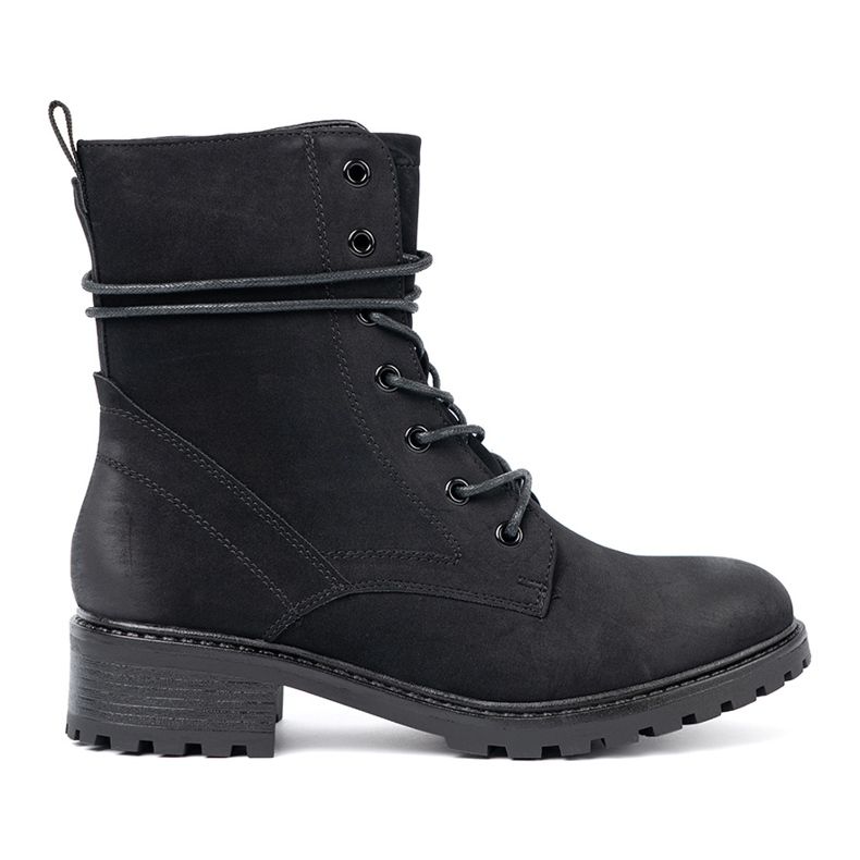 Shelvt Trabajadores negros de moda con cordones decorativos