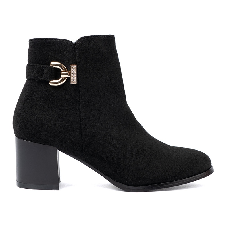 Shelvt Botas negras elegantes con una elegante decoración negro