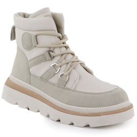 Botas para mujeres en la plataforma Beige News 9247