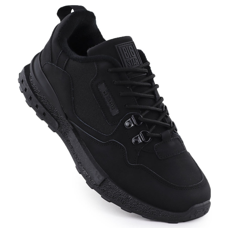 Zapatos deportivos masculinos aislados Black Big Star SS174411