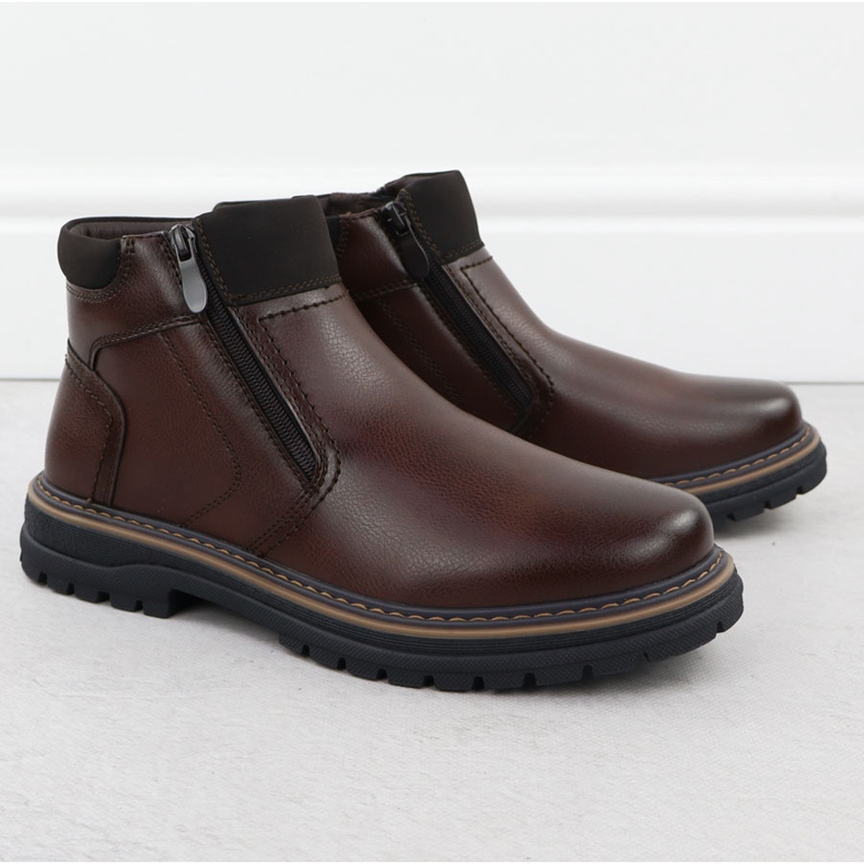 Botas para hombres Sliders marrones aislados Vanhorn AN71317