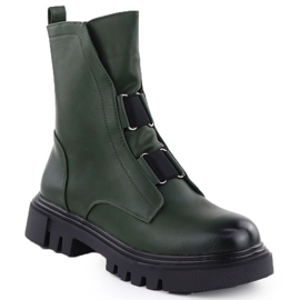 Botas de jezzi verdes de mujeres RMR2150-19