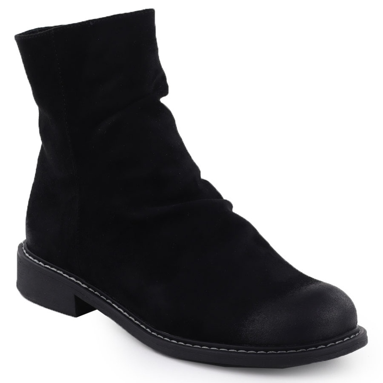 Botas de gamuza para mujeres Potocki negro Z25-SZ12716