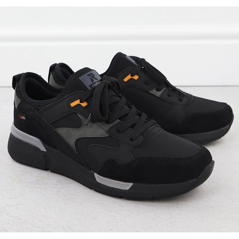 Zapatos deportivos impermeables Rieker Black U1403-01
