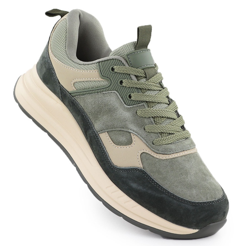 Zapatos de cuero para mujeres Verde T.Sokolski HW J25-23